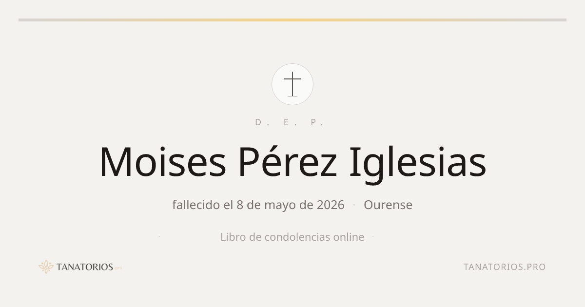 Memorial de Moises Pérez Iglesias