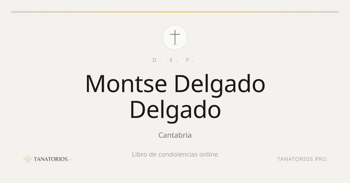 Memorial de Montse Delgado Delgado