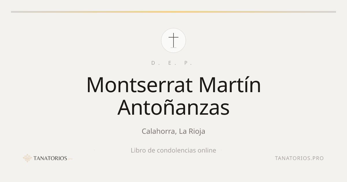 Memorial de Montserrat Martín Antoñanzas