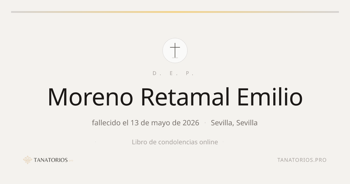 Memorial de Moreno Retamal Emilio