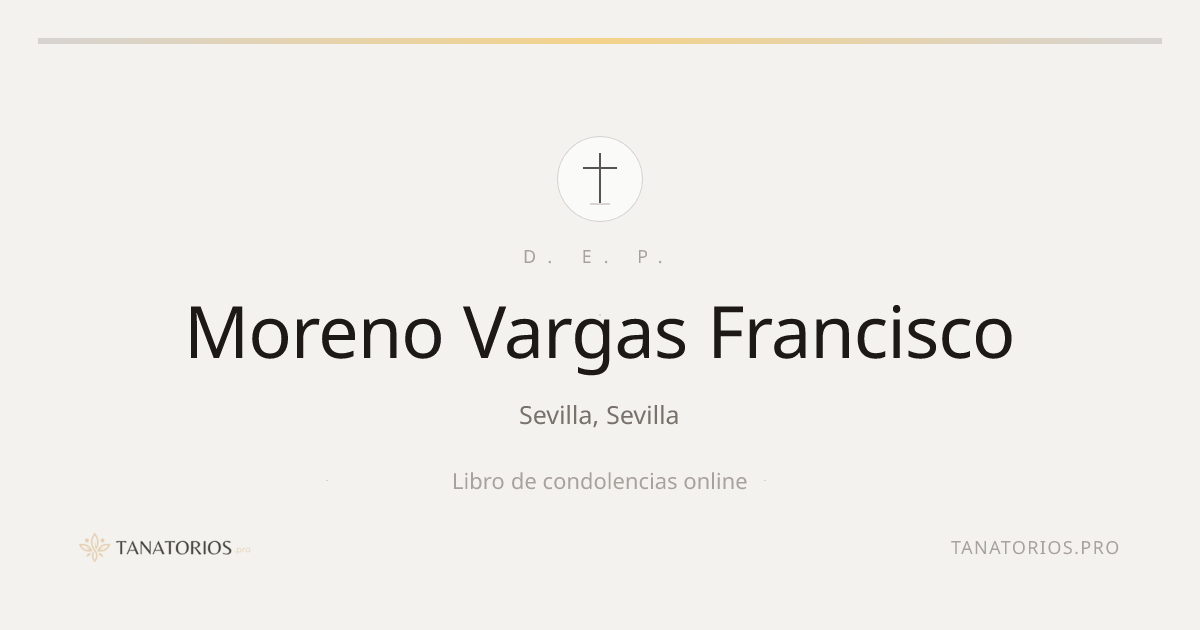 Memorial de Moreno Vargas Francisco