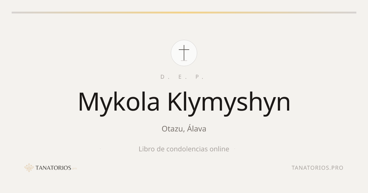 Memorial de Mykola Klymyshyn