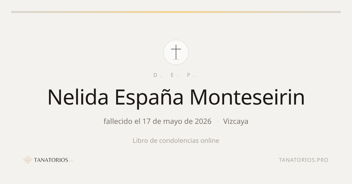 Memorial de Nelida España Monteseirin