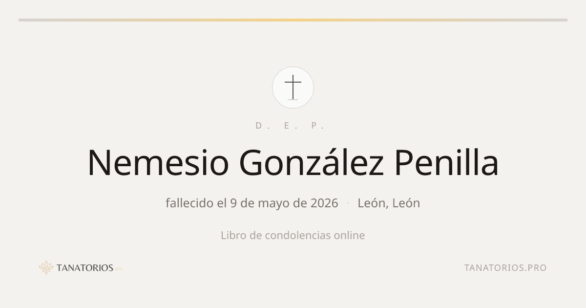 Memorial de Nemesio González Penilla