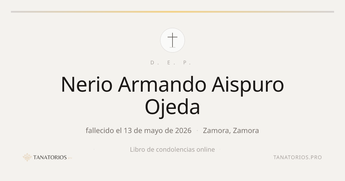 Memorial de Nerio Armando Aispuro Ojeda