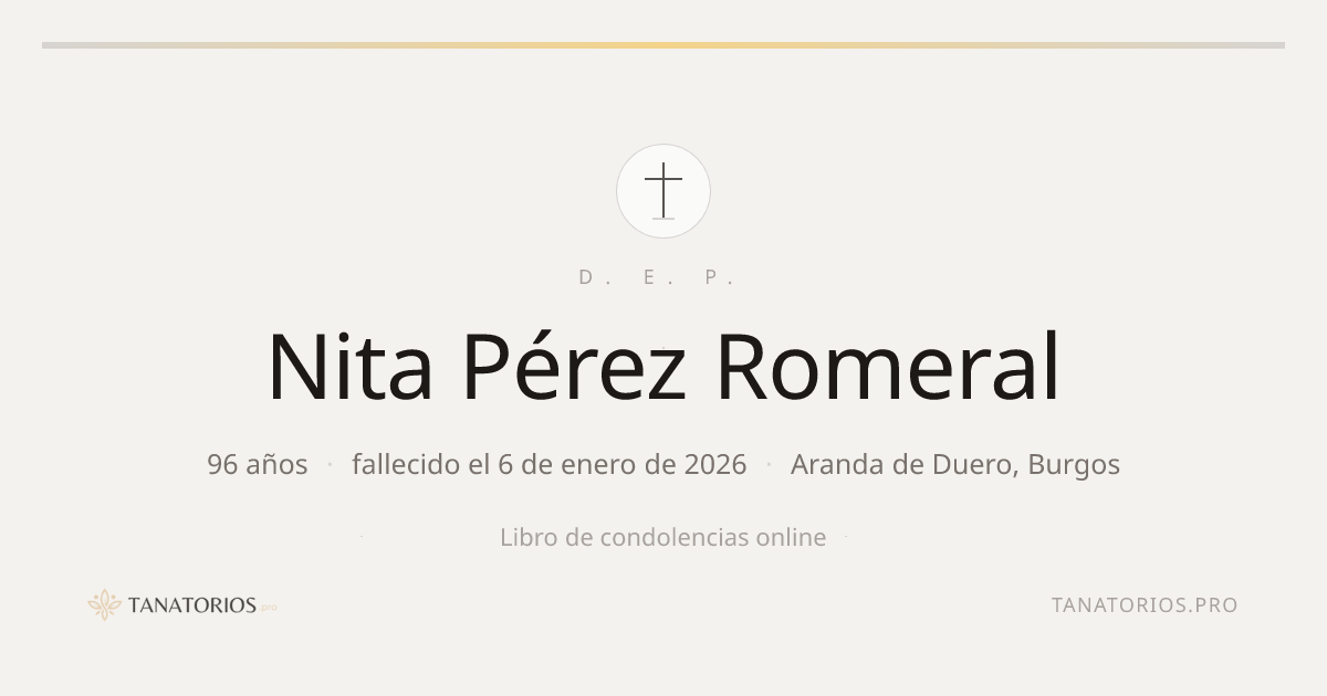 Memorial de Nita Pérez Romeral