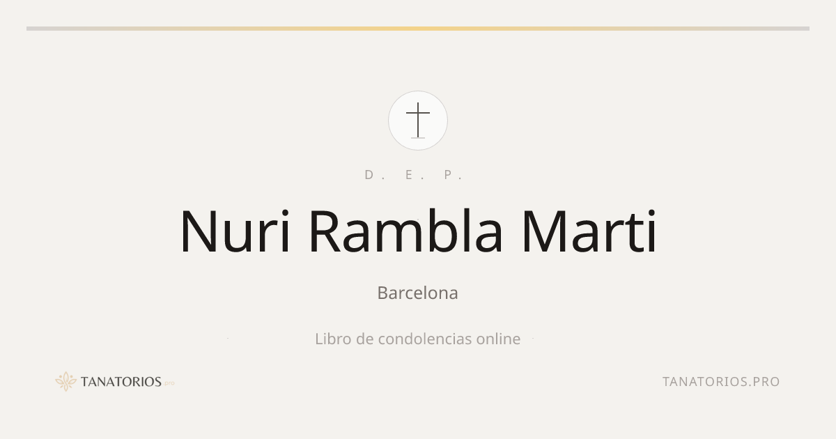 Memorial de Nuri Rambla Marti