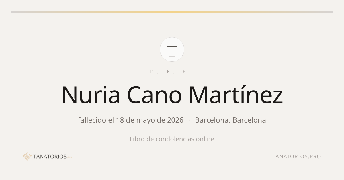 Memorial de Nuria Cano Martínez