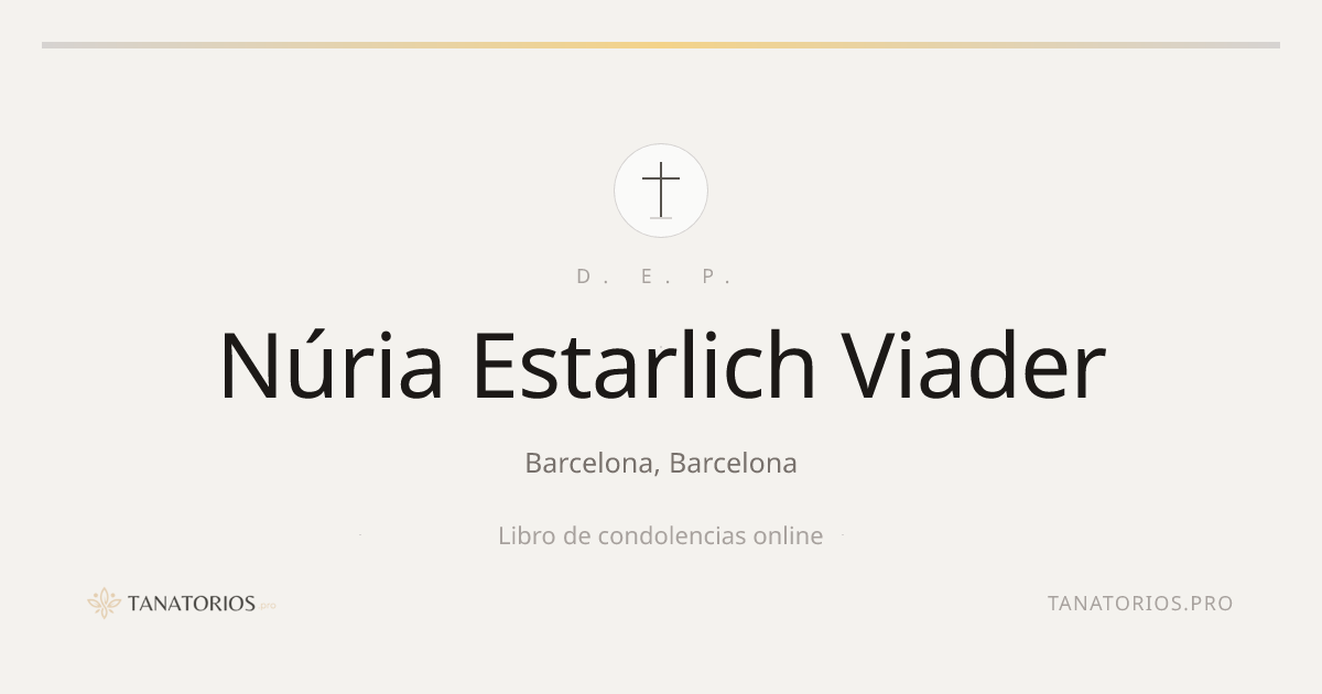 Memorial de Núria Estarlich Viader