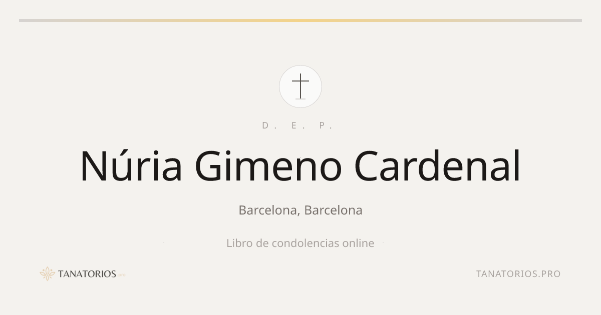 Memorial de Núria Gimeno Cardenal