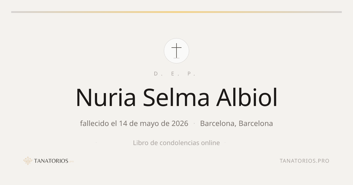 Memorial de Nuria Selma Albiol