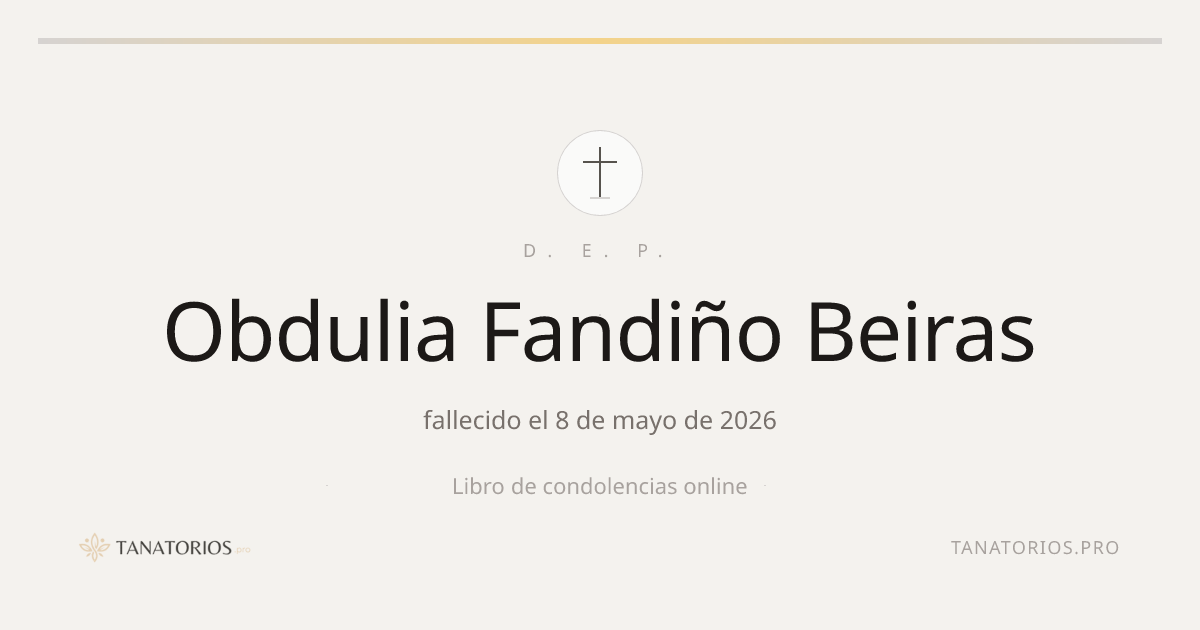 Memorial de Obdulia Fandiño Beiras