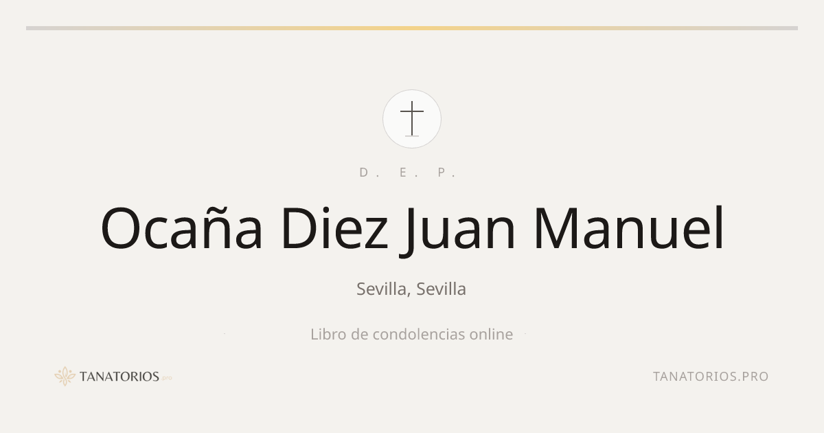 Memorial de Ocaña Diez Juan Manuel
