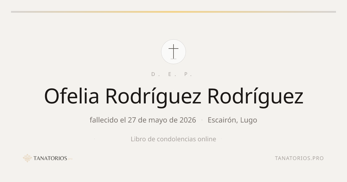 Memorial de Ofelia Rodríguez Rodríguez