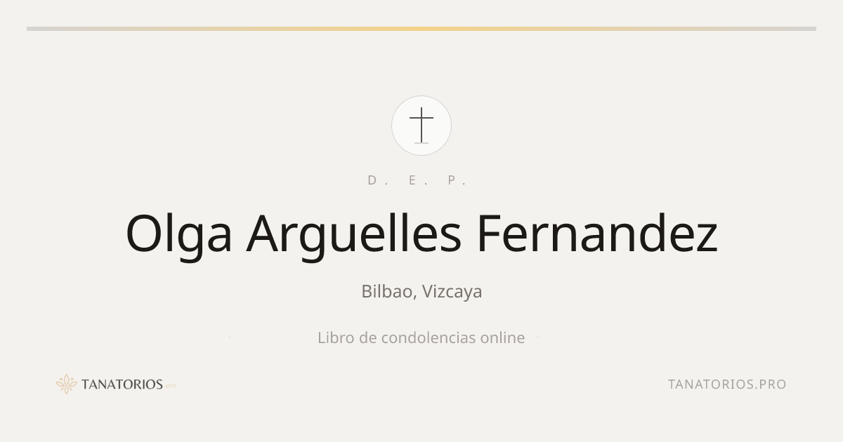 Memorial de Olga Arguelles Fernandez