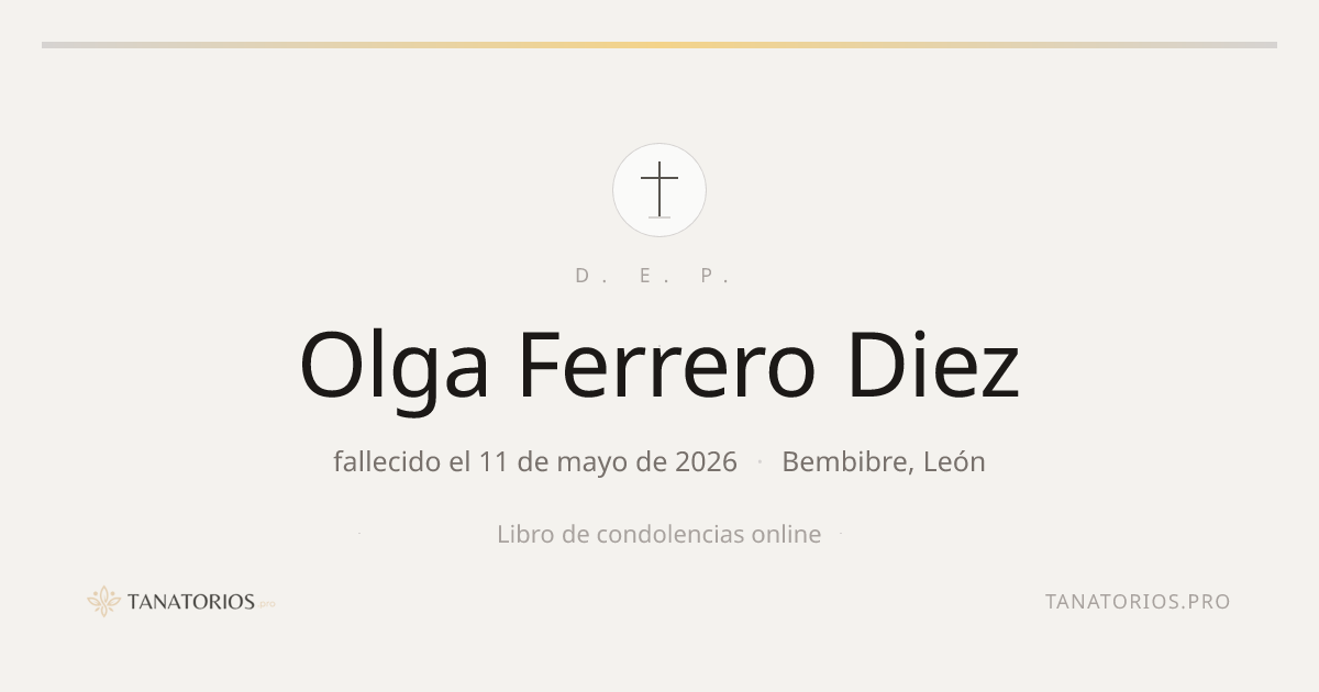 Memorial de Olga Ferrero Diez