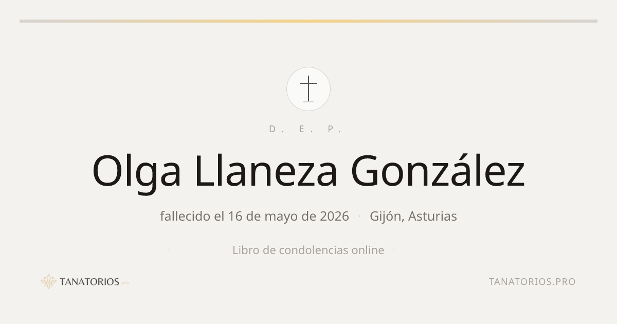 Memorial de Olga Llaneza González