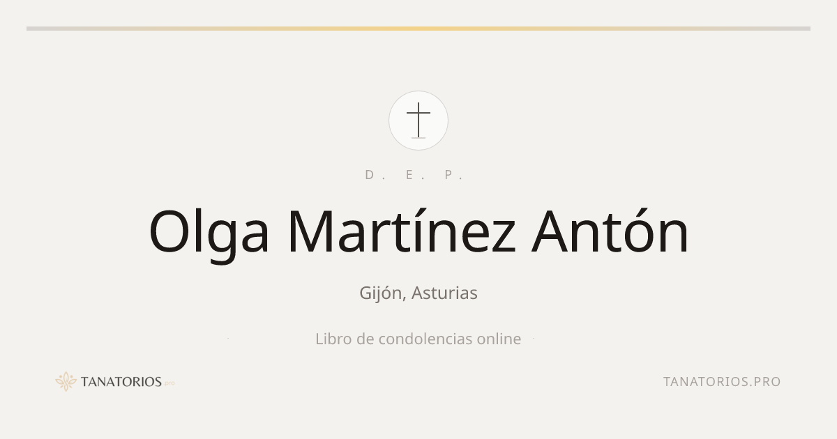 Memorial de Olga Martínez Antón