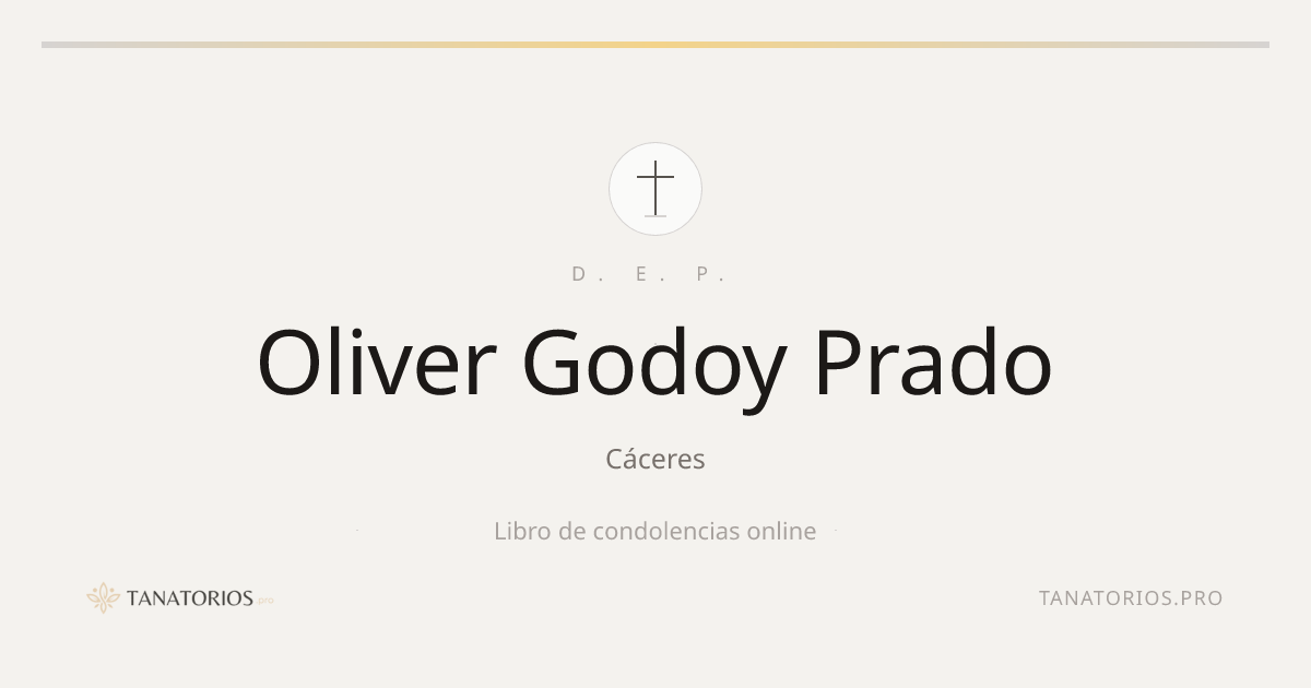Memorial de Oliver Godoy Prado
