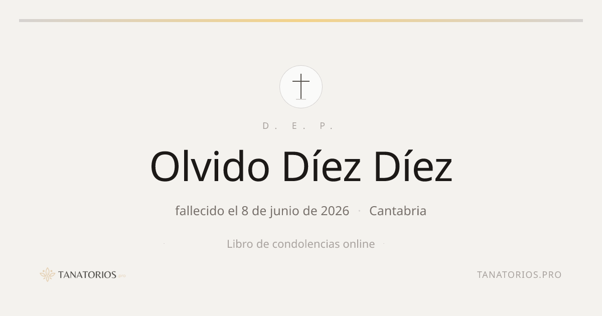 Memorial de Olvido Díez Díez