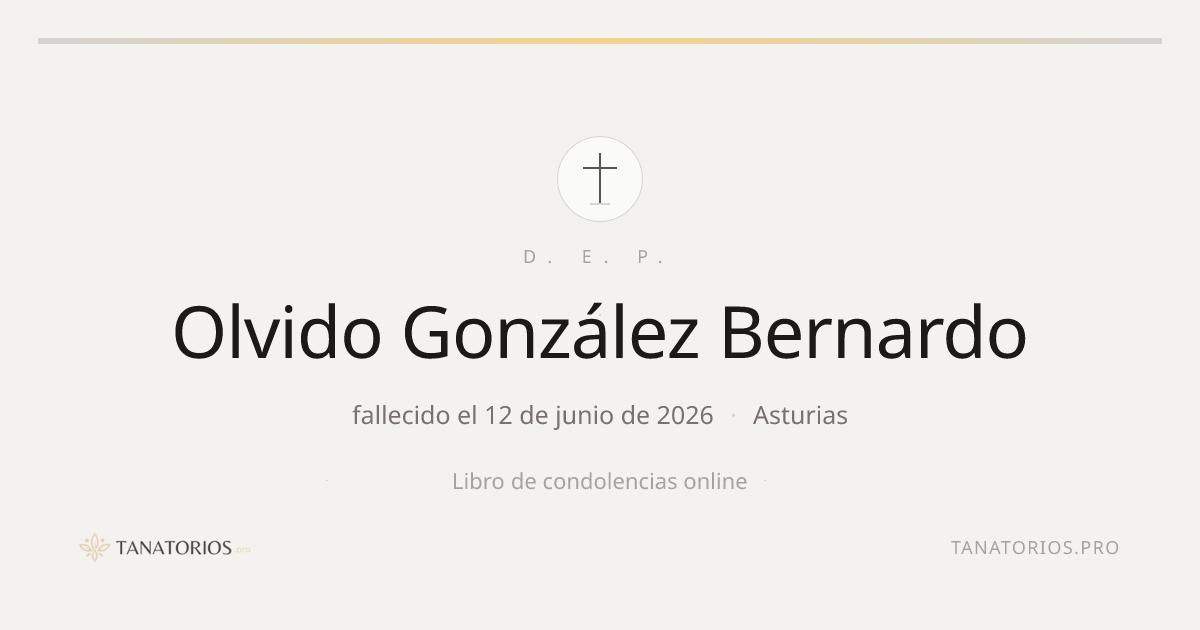 Memorial de Olvido González Bernardo