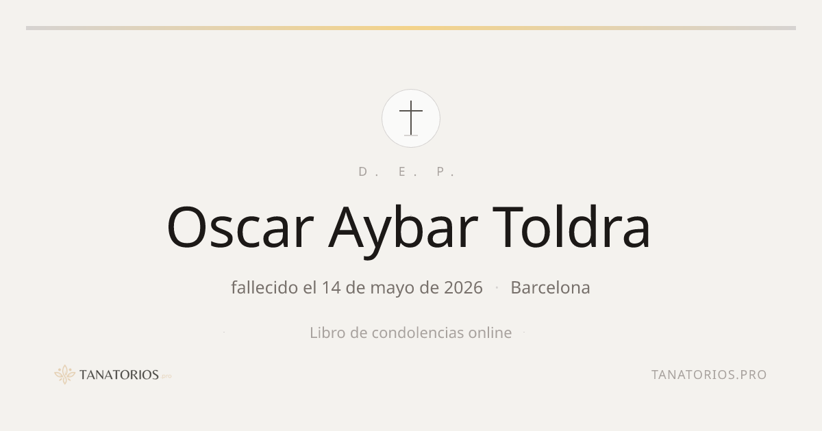 Memorial de Oscar Aybar Toldra