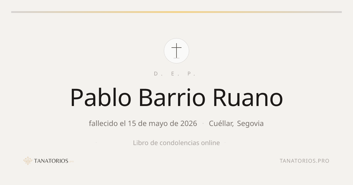 Memorial de Pablo Barrio Ruano