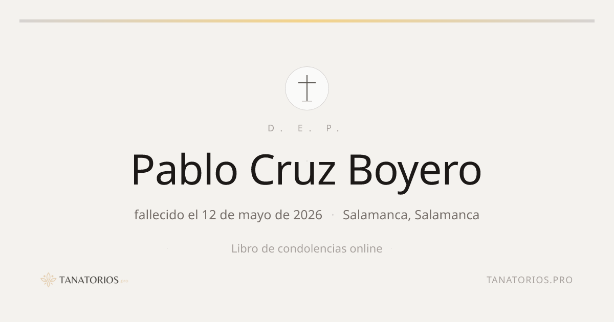 Memorial de Pablo Cruz Boyero