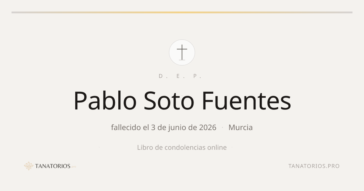 Memorial de Pablo Soto Fuentes