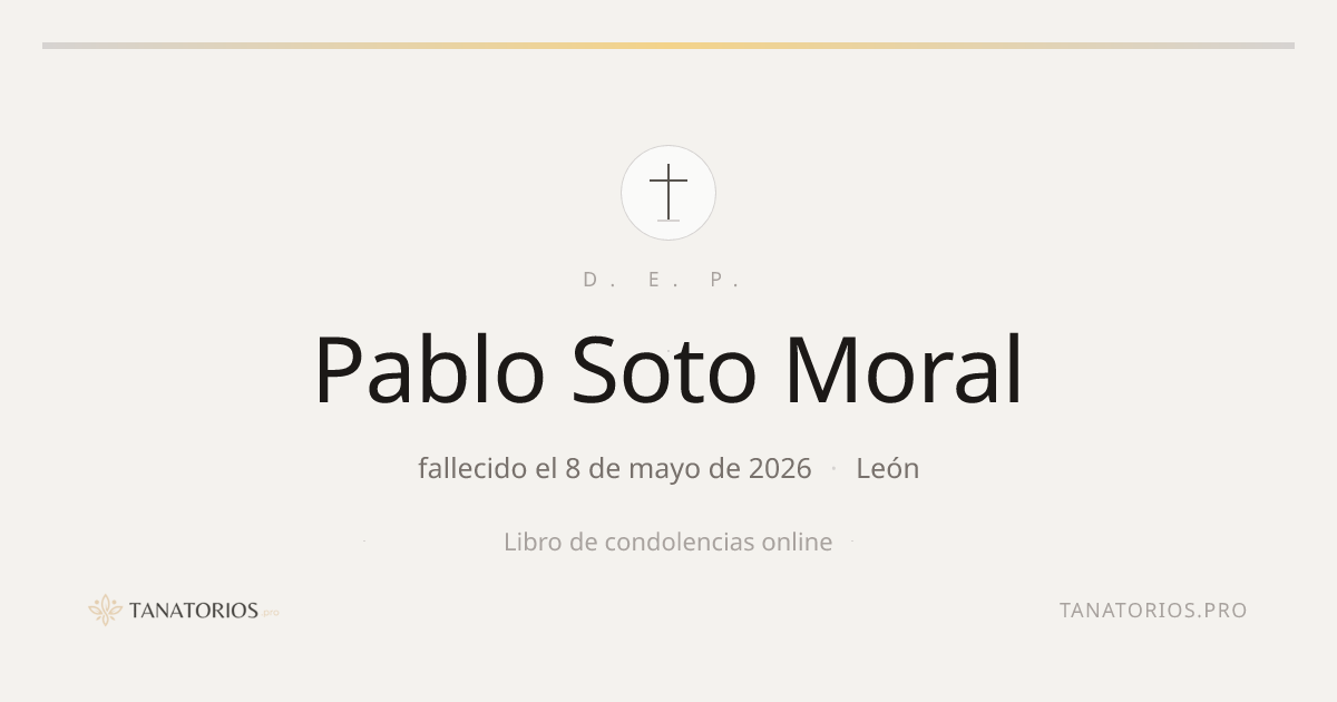Memorial de Pablo Soto Moral