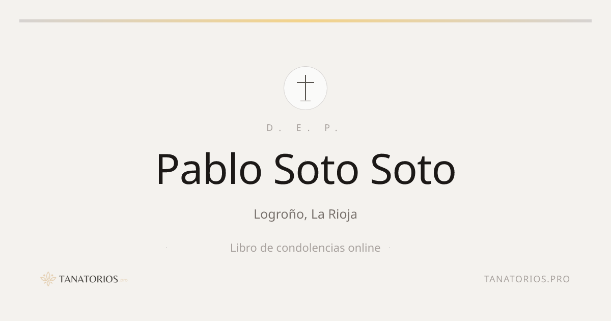 Memorial de Pablo Soto Soto
