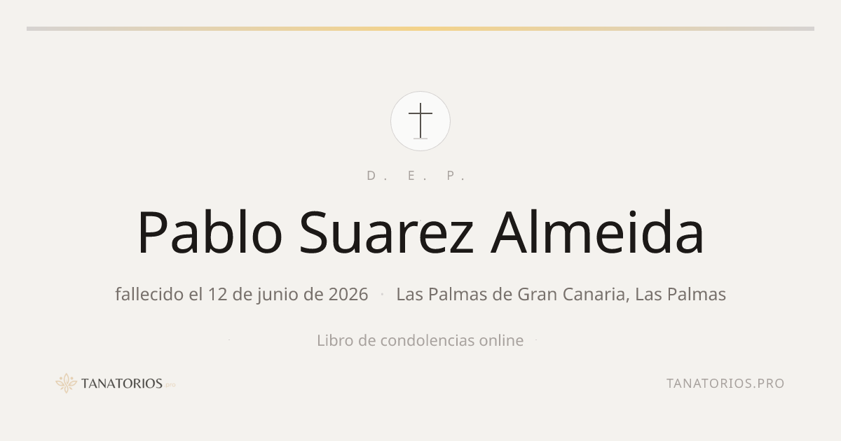 Memorial de Pablo Suarez Almeida