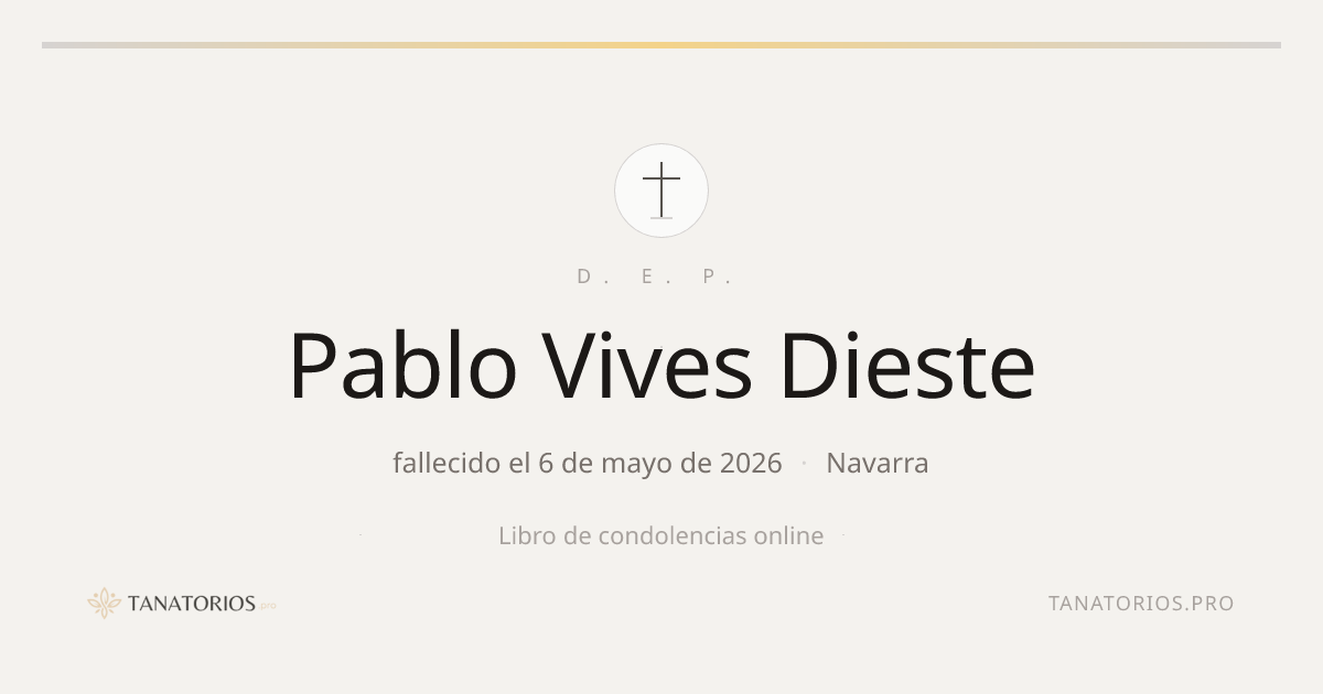 Memorial de Pablo Vives Dieste