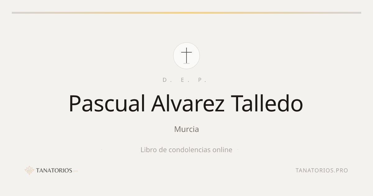 Memorial de Pascual Alvarez Talledo