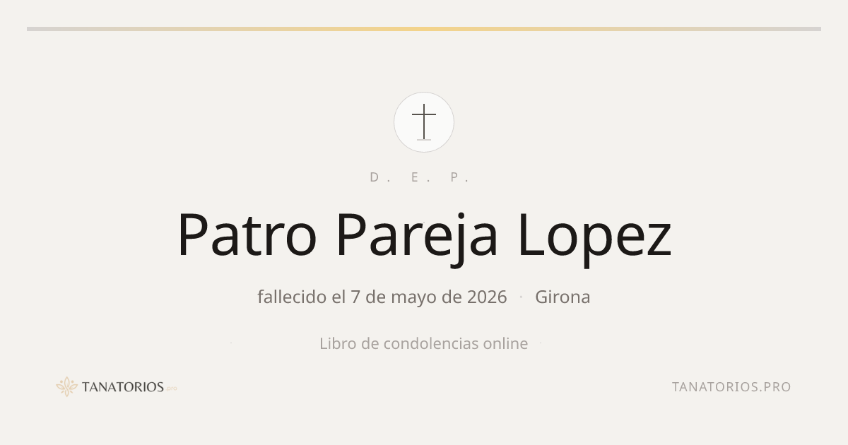 Memorial de Patro Pareja Lopez