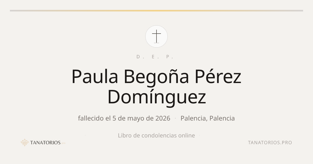 Memorial de Paula Begoña Pérez Domínguez