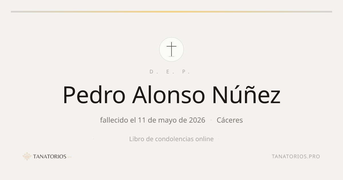 Memorial de Pedro Alonso Núñez