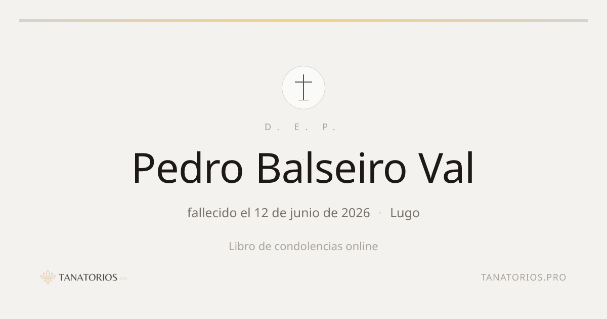 Memorial de Pedro Balseiro Val