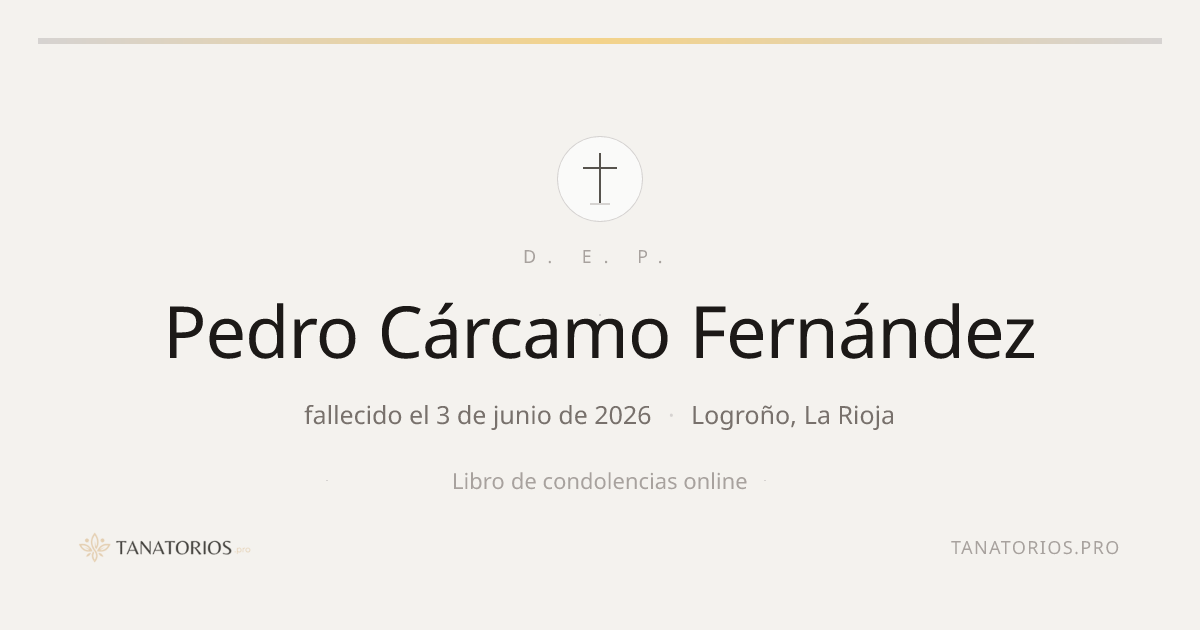 Memorial de Pedro Cárcamo Fernández