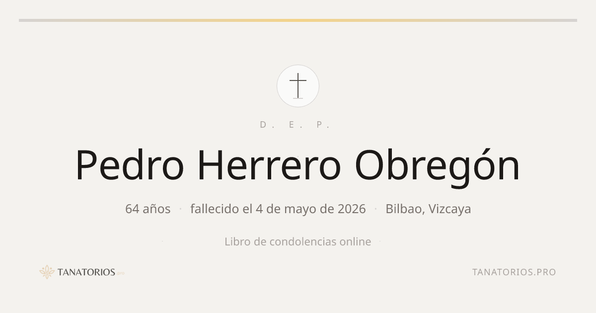 Memorial de Pedro Herrero Obregón