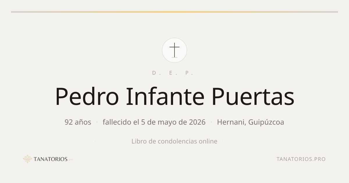 Memorial de Pedro Infante Puertas