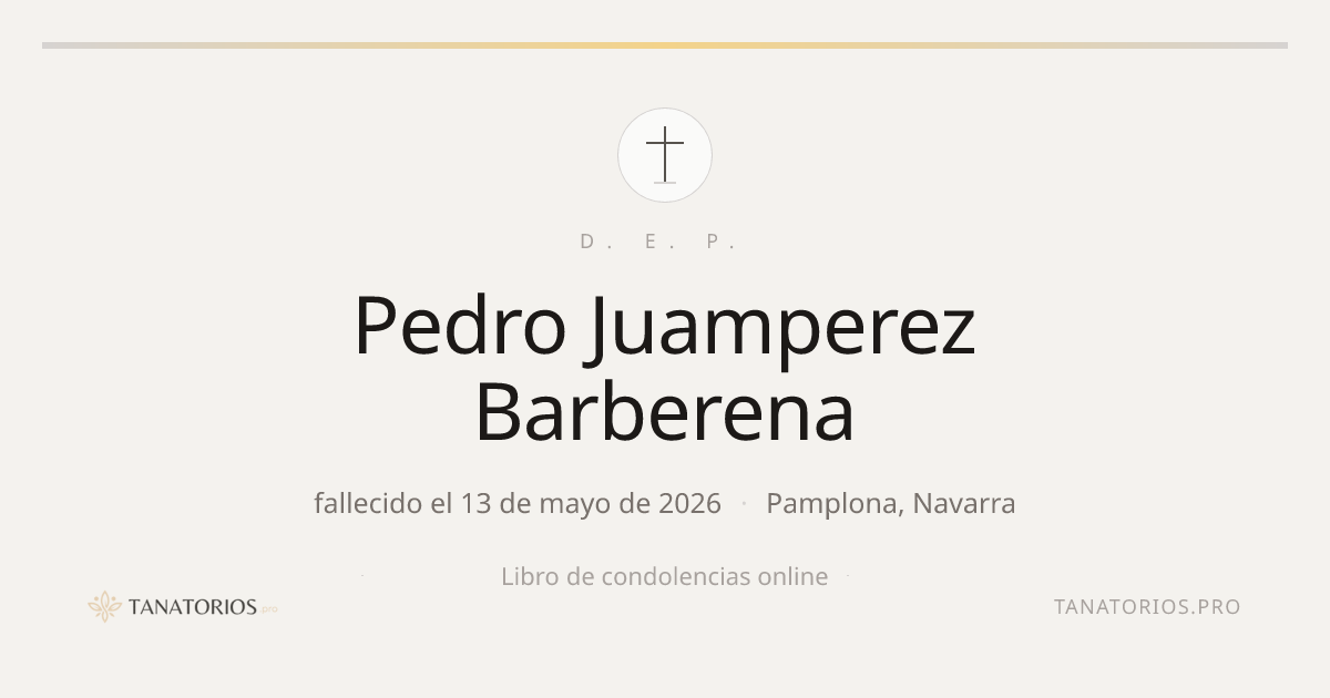 Memorial de Pedro Juamperez Barberena