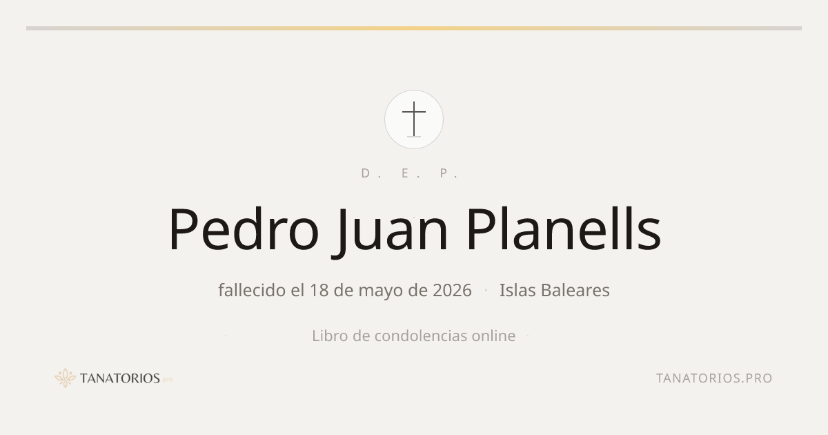 Memorial de Pedro Juan Planells