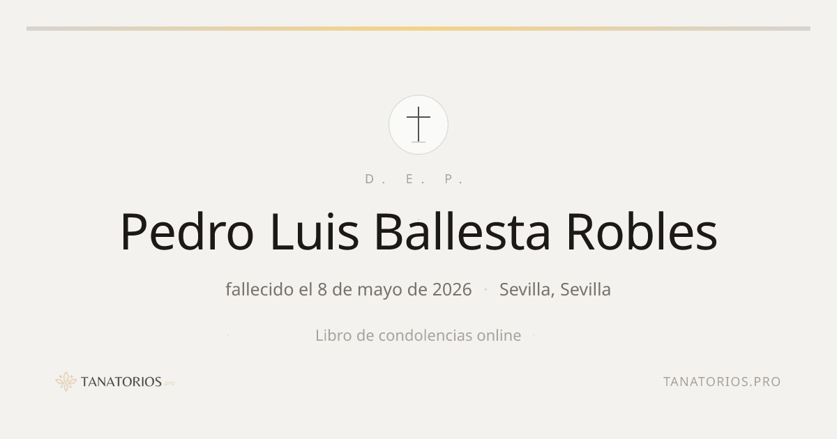 Memorial de Pedro Luis Ballesta Robles