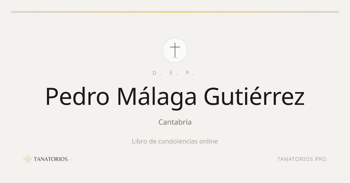 Memorial de Pedro Málaga Gutiérrez