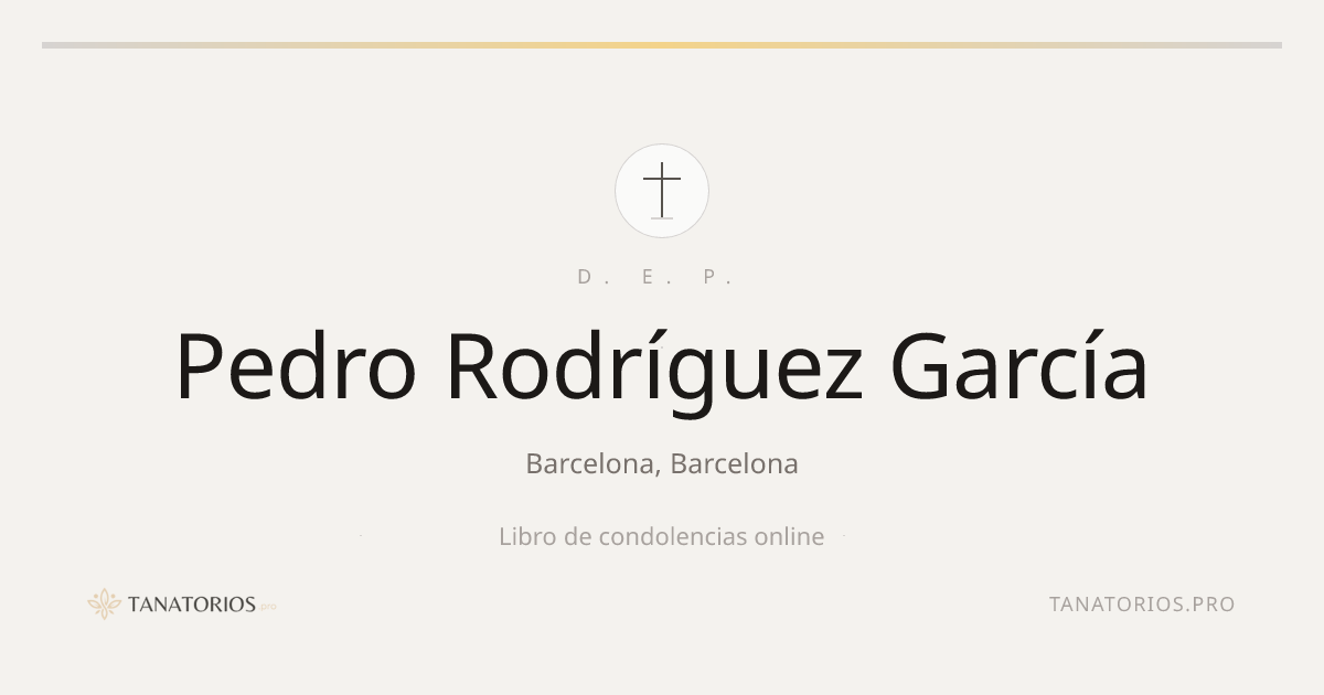 Memorial de Pedro Rodríguez García