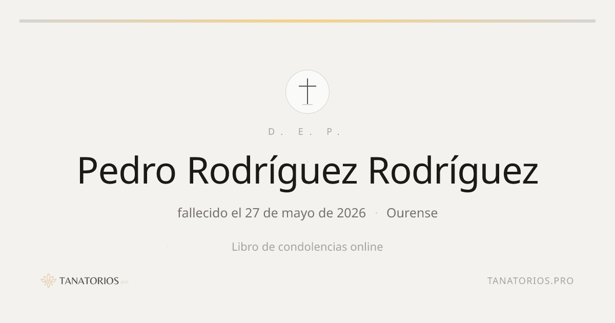 Memorial de Pedro Rodríguez Rodríguez