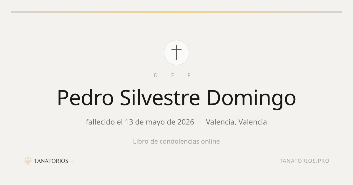 Memorial de Pedro Silvestre Domingo
