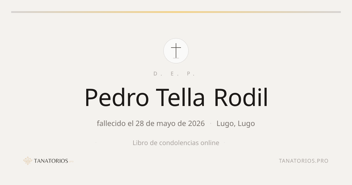 Memorial de Pedro Tella Rodil