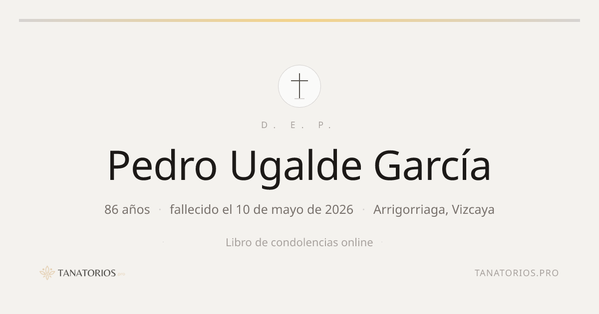 Memorial de Pedro Ugalde García
